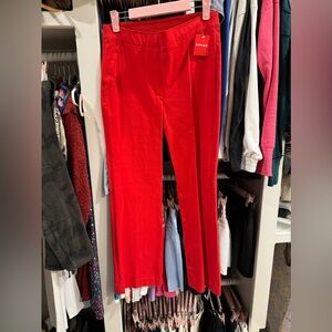 Spanx kick flare pant - red - small